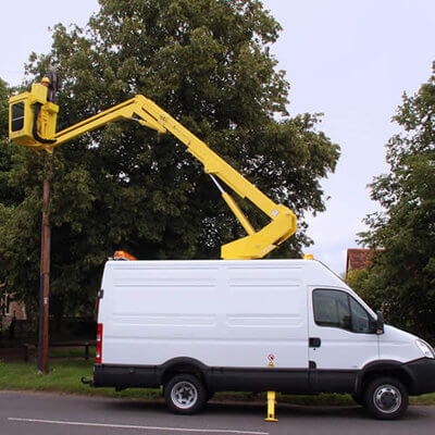 Van Mounted Boom Lift - Operated Hire 